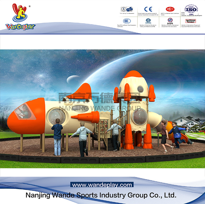 Juego de avión al aire libre con tobogán para la escuela del fabricante